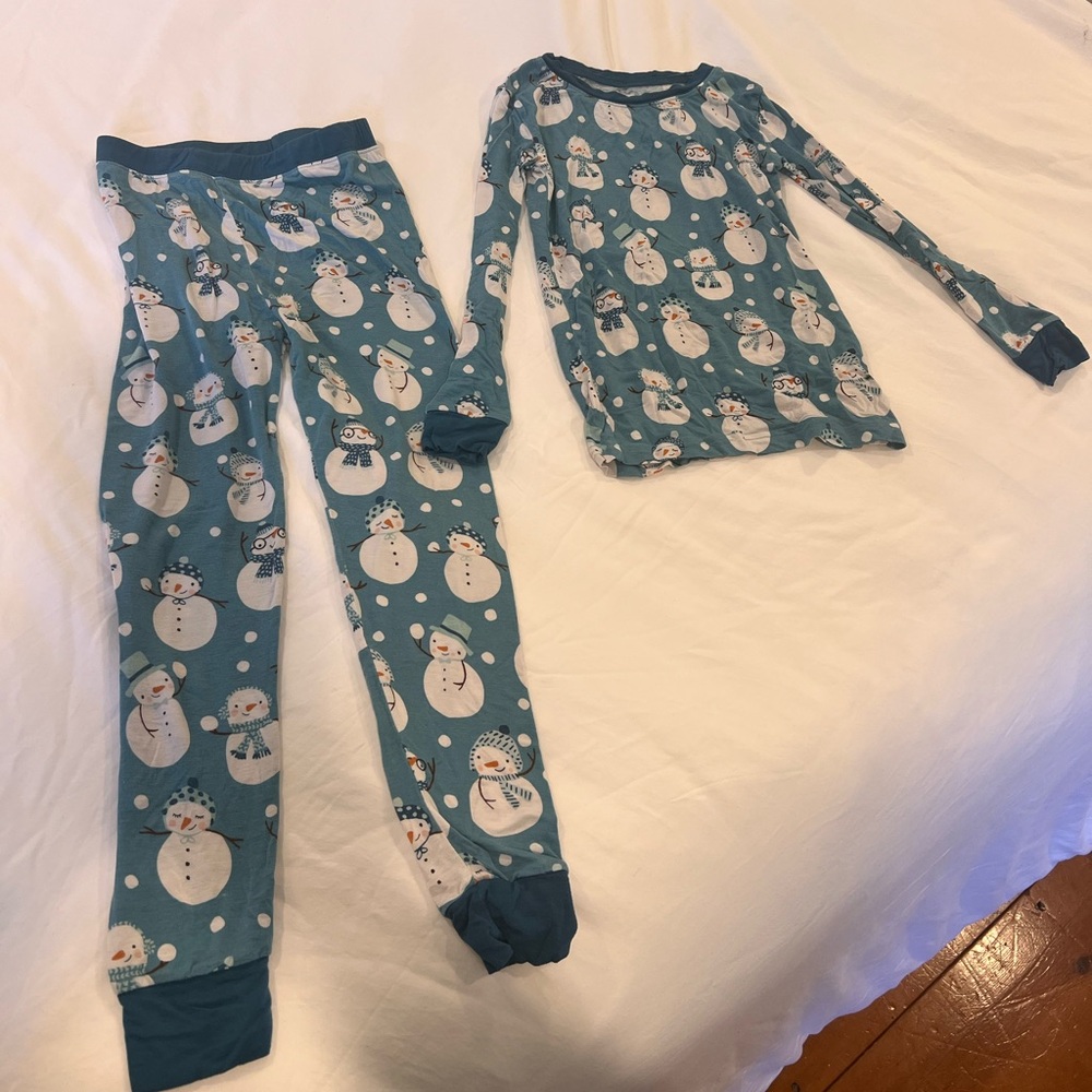 Little Sleepies Pajamas 2 piece snowman